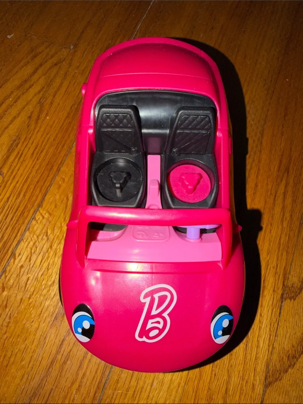 Barbie  Little People Hot Pink Convertible Play Car